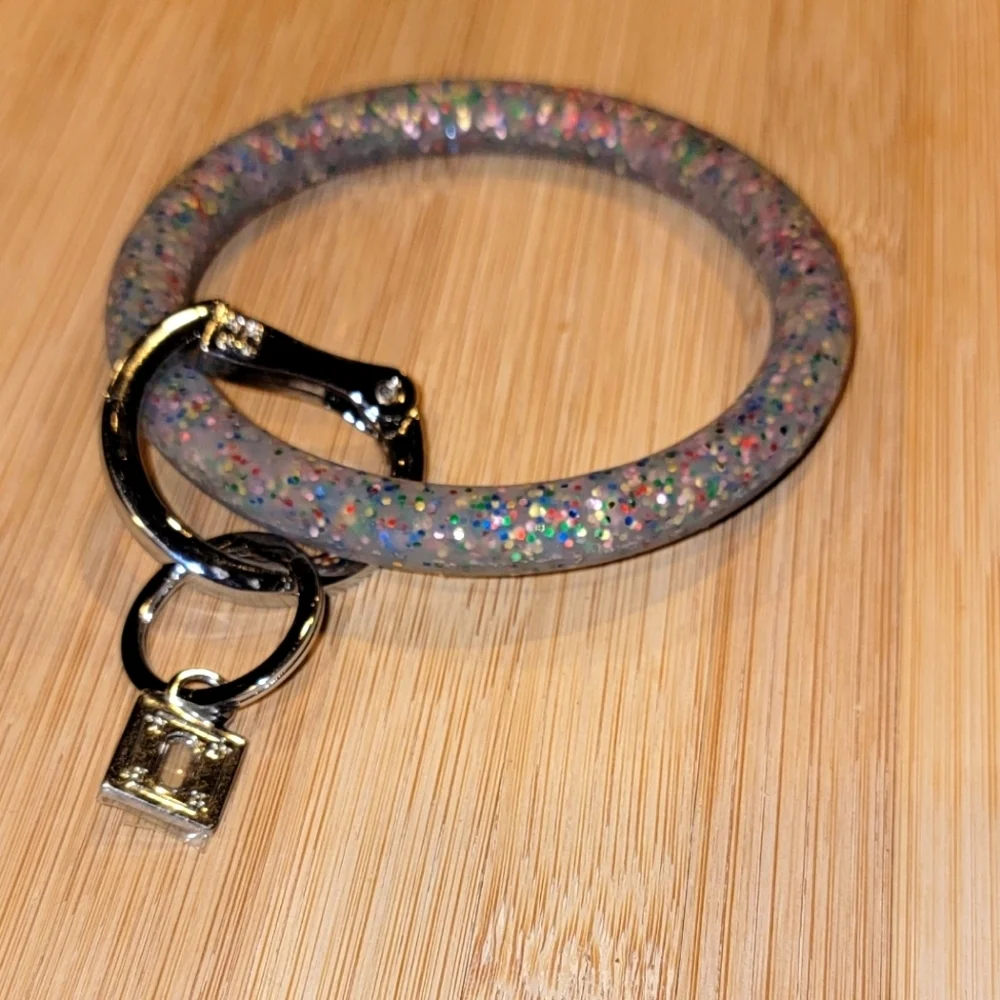 Multi Colored Speckled Keychain